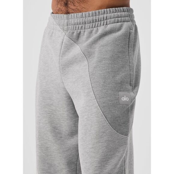 ALO Yoga U5018R Men's Sz M Women's Sz L Heather Gray Make Waves Sweatpants - Picture 13 of 16